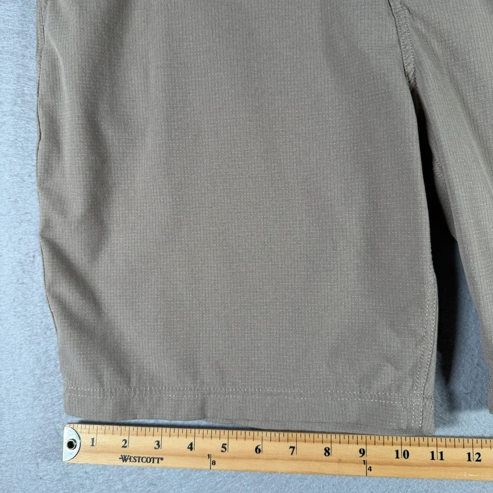 Prana Zion Mens 38 Tan Khaki Stretch Ripstop Hiking Shorts 8 Inseam 13730
